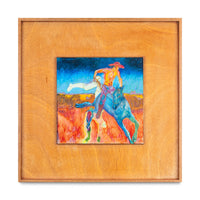 Jacinto Luzardo En Su Rucio Moro Va En Camino A Elorza , 2022