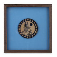 Cafe Coyote Framed Ceramic Piece