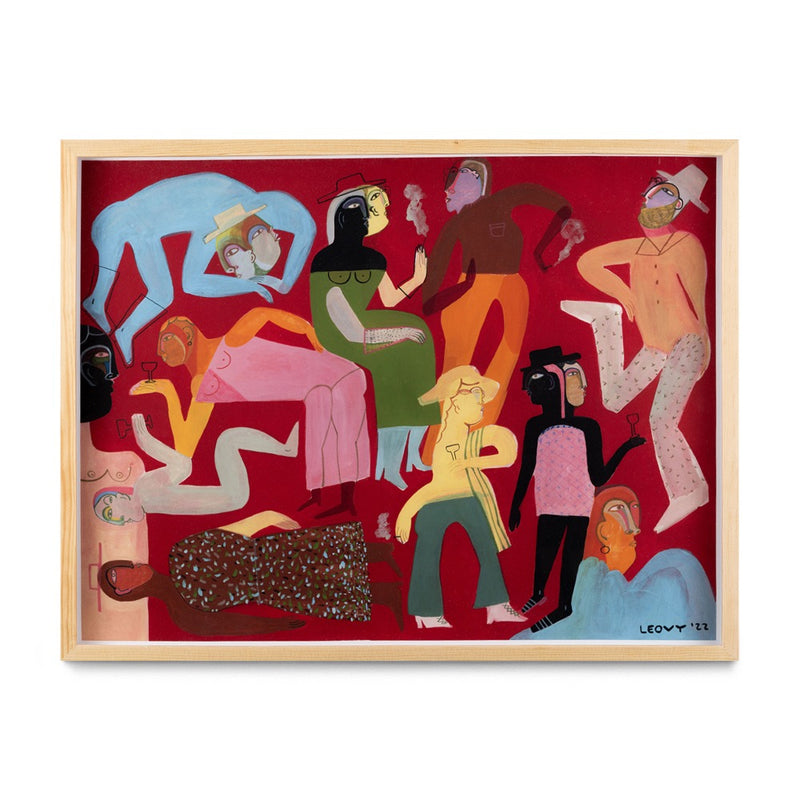 Party People Red Print