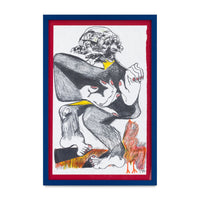 Un Hombre Camina Sobre las Alas de Un Ave Roja