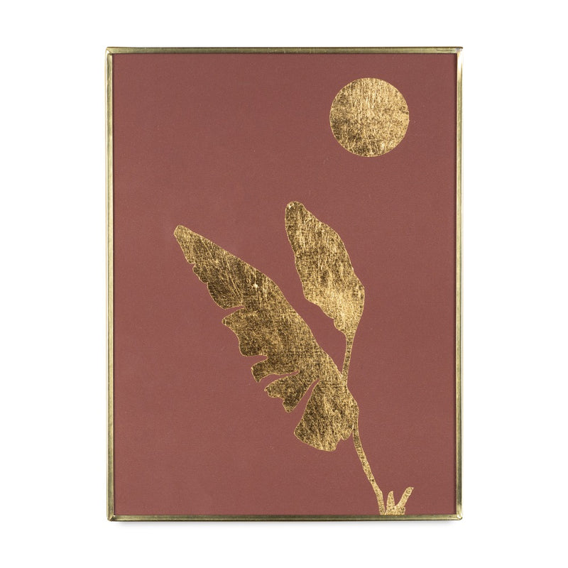 Art Print 20 x 15 Purple Leaf