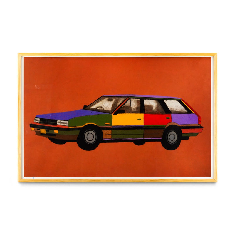 Nissan Wagon (Morada), 2024 Print