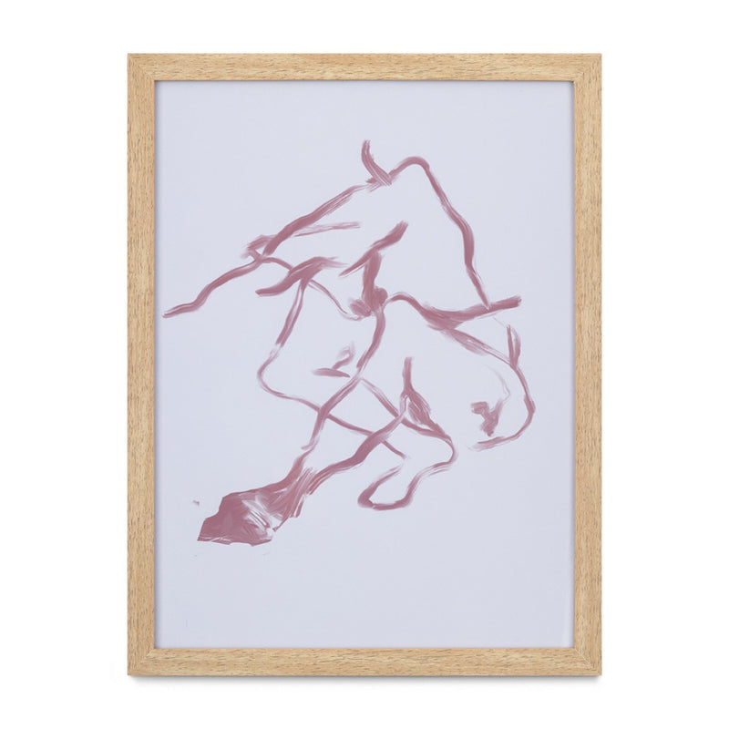 Gesto Del Cuerpo I Wood Frame, 2025