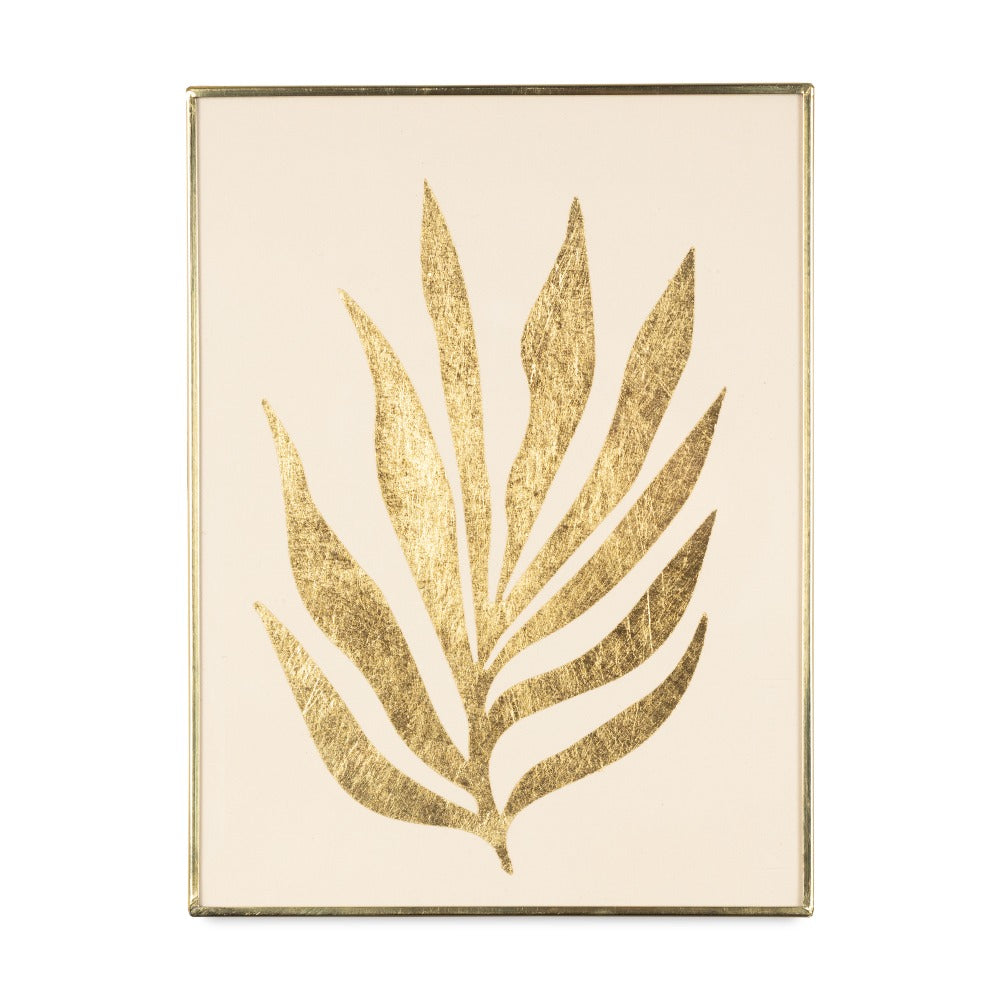 Art Print 20 x 15 Beige Leaf